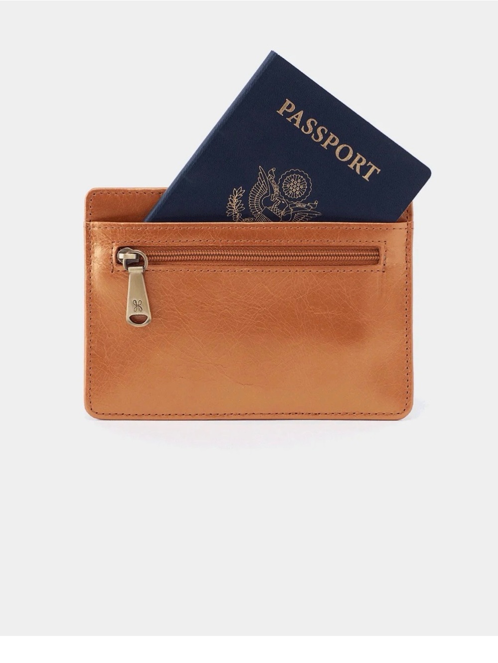 HOBO Slim Leather Euro wallet in Burgundy / New without tags - Picture 3 of 3